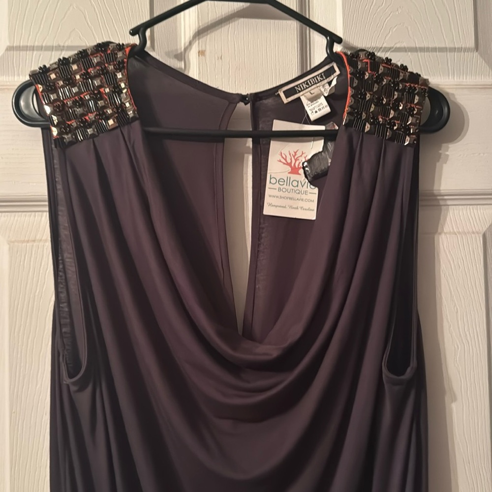 Gunmetal Grey Jumpsuit Large NWT